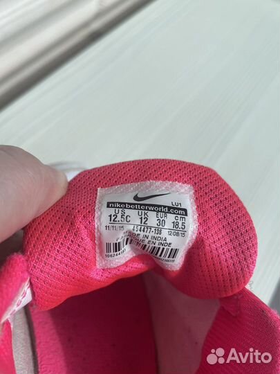 Кроссовки nike для девочки 30 размер