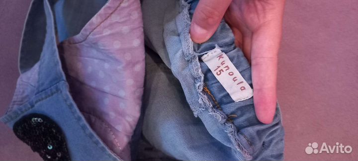 Джинсовый сарафан для девочки