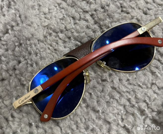 Мужские очки Cartier авиаторы