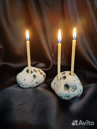 Подсвечник Морской Камень. Стихия Земля