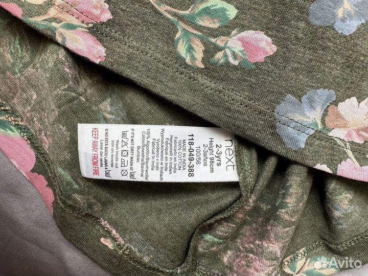 Платье для девочки Next 98 см 2-3 года