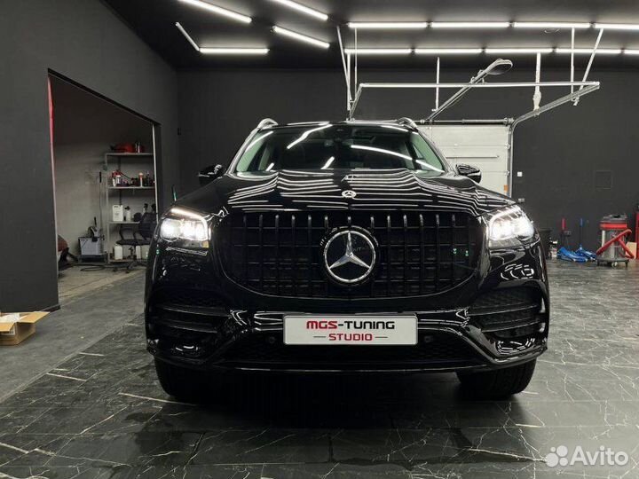 Решетка GT Style Black Mercedes GLS x167 глс 167