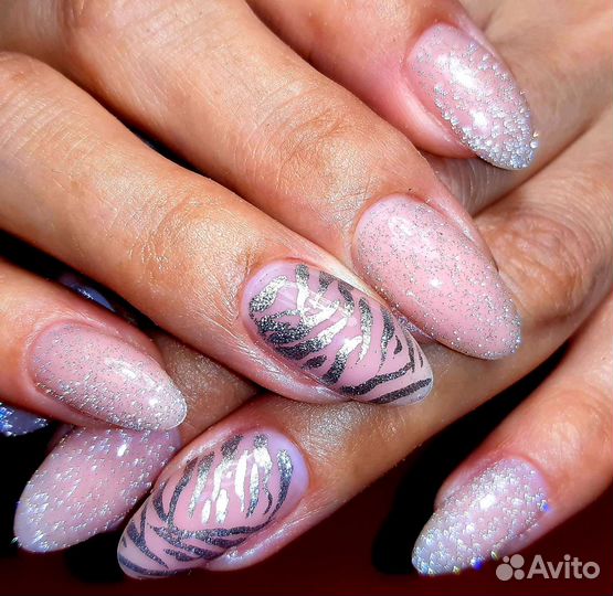 Маникюр укрепление коррекция наращивание ногтей