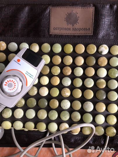 Большой нефритовый коврик 90х50 см с ик подогревом