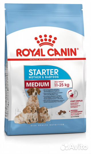 4 кг, Royal Canin Starter Mother & Babydog Medium