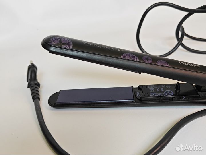 Плойка утюжок hilips salon straight active ion