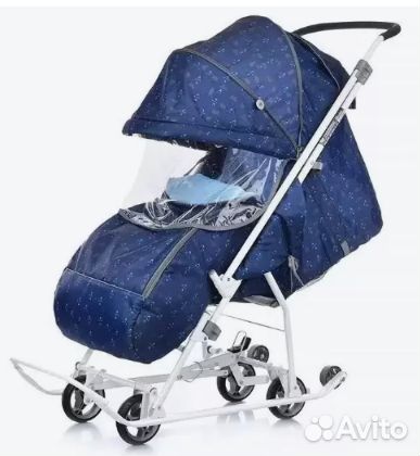 Детская коляска-санки трансформер,бу