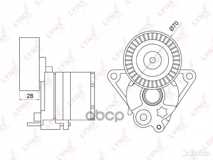 Натяжитель ремня навесного оборудования PT3021