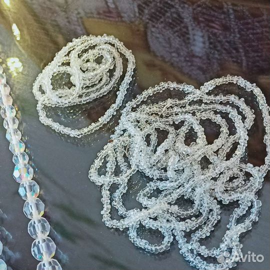 Бусы, бусины, бисер, броши, кольцо винтаж, ретро