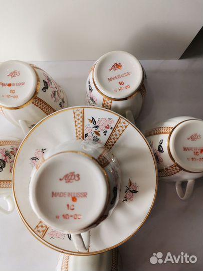 Лфз (СССР) чашка с блюдцем