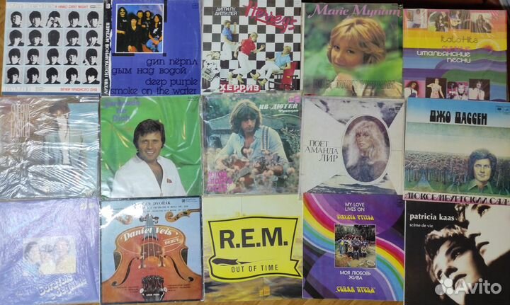 Виниловые пластинки коллекция СССР