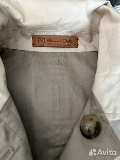 Плащ тренч massimo dutti