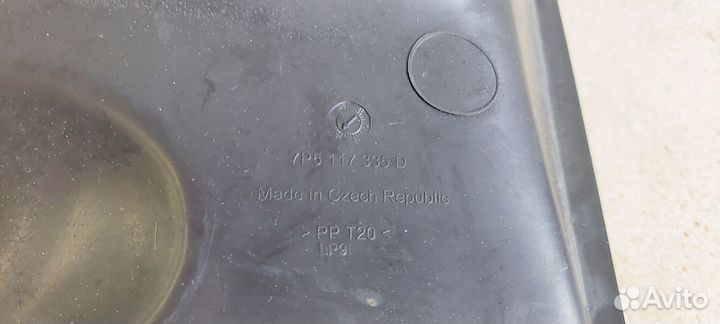 Воздуховод интеркулера Porsche Cayenne 958 3.0D