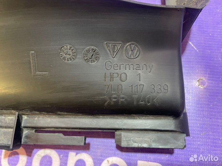 Воздуховод интеркулера Volkswagen Touareg 7L 2