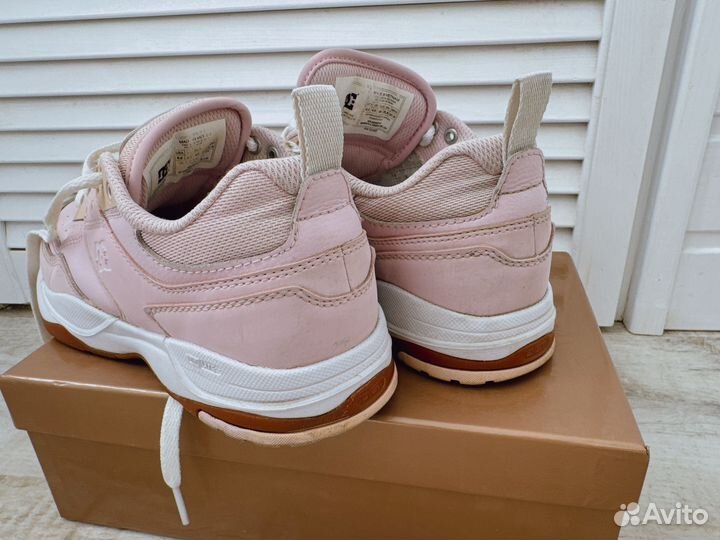 Кроссовки женские dc розовые