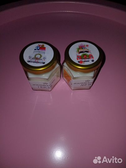 Ароматизированные свечи ручной работы