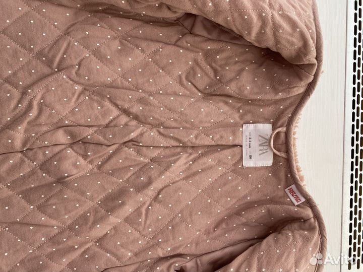 Шубка для девочки zara 104