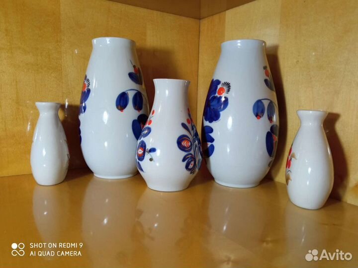 Винтажные вазы из 60/70-х Полонное