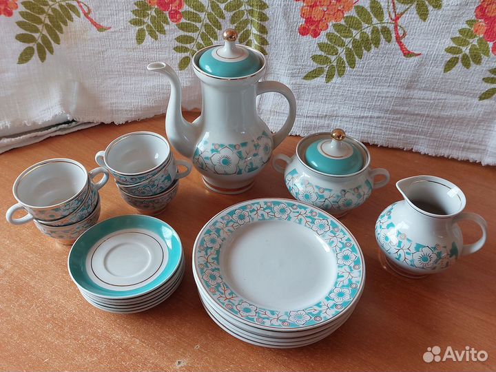 Кофейный сервиз керамика СССР