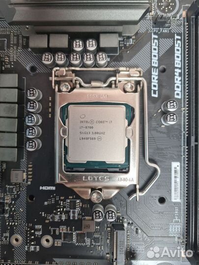 Комплект MSI MAG Z390M Mortar + i7-9700