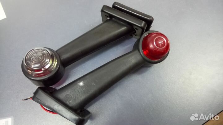 Прицеп 345х151 и габаритные фонари рога с лампой Е