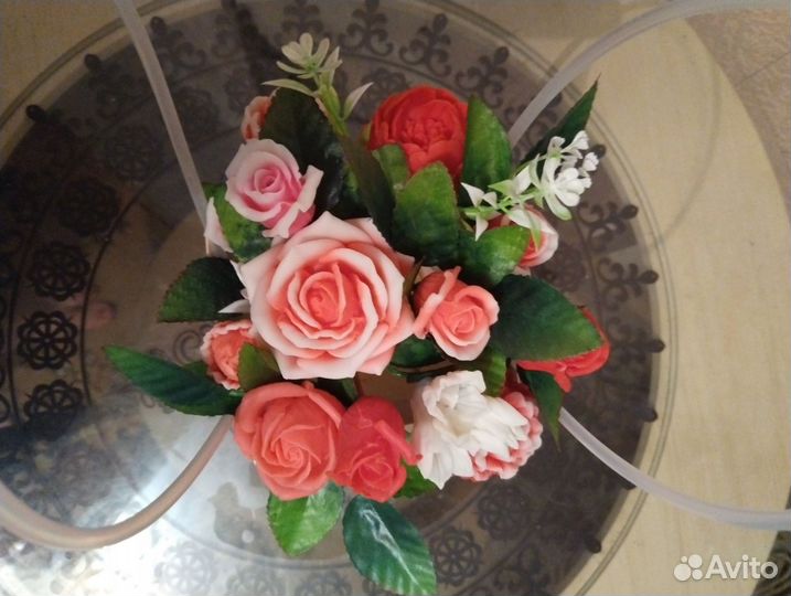 Мыло ручной работы,букеты