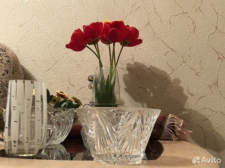 Салатник хрустальный СССР