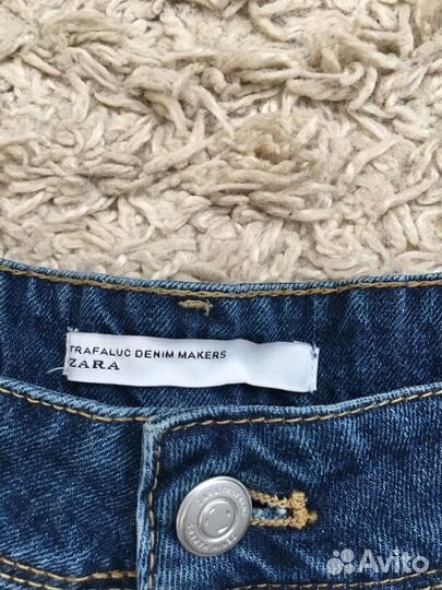 Стильные короткие джинсовые шорты Zara (Бангладеш)