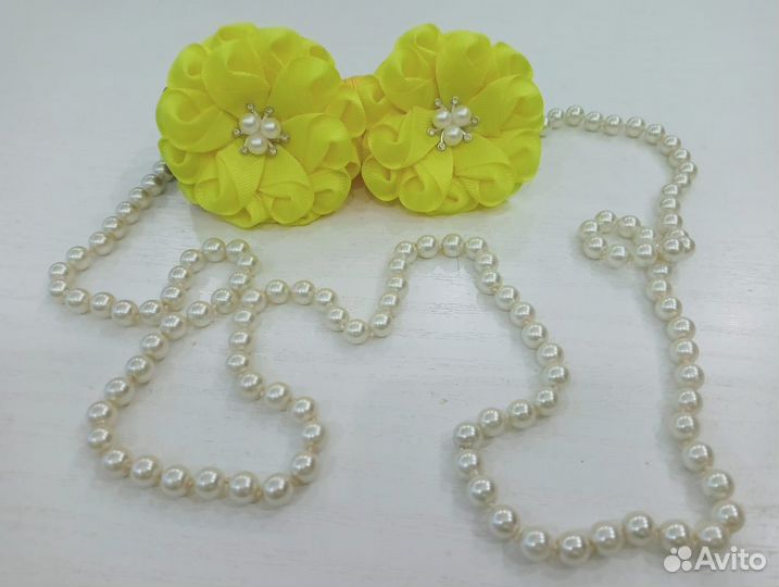 Банты, заколки. Ручная работа