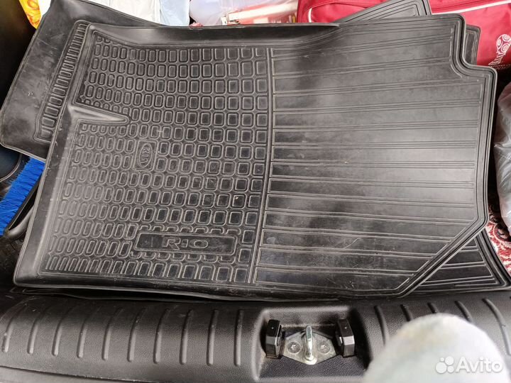 Резиновые коврики 4шт Киа Рио Х-лайн