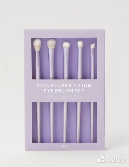 Набор кистей и мини помад hm новые