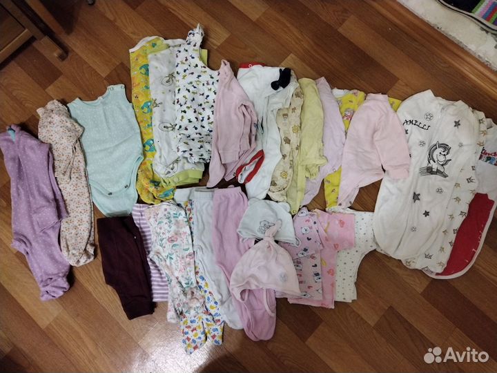 Одежда для девочки с рождения до 80 размера