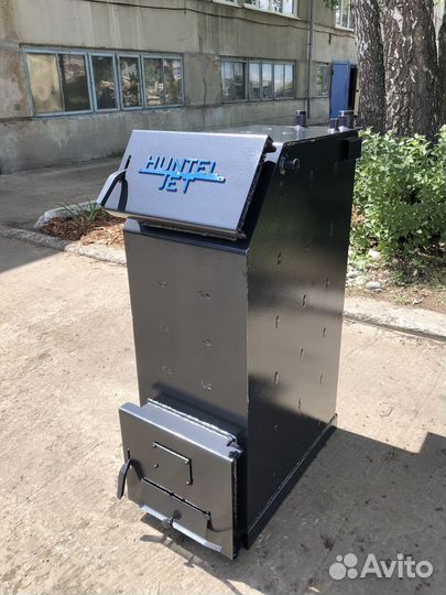 Твердотопливный котёл с увеличенной топкой