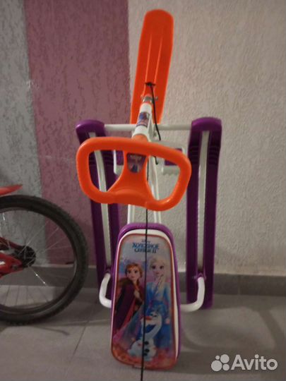 Велосипед, самокат, снегокат