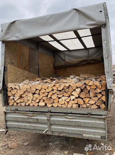 Дрова березовые колотые сухие