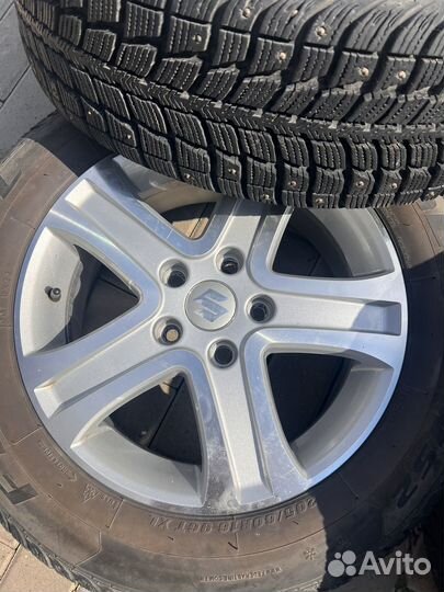 Литые диски + резина 205/60/16 5/114.3