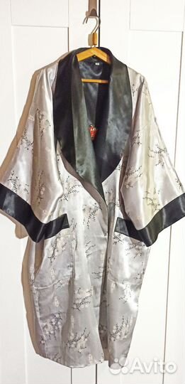 Халат кимоно двусторонний с драконом