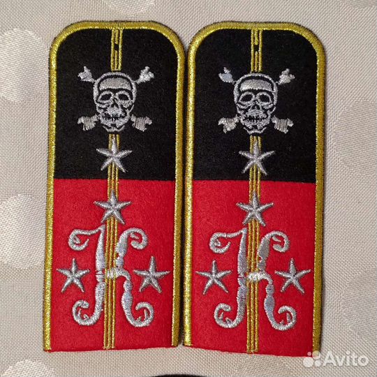 Шеврон погоны нашивка Корниловский полк штабскапит