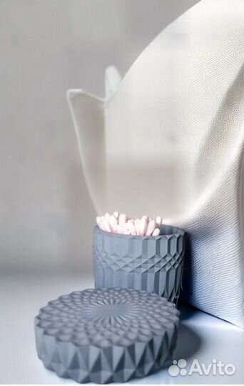 Шкатулка (кашпо) из гипса