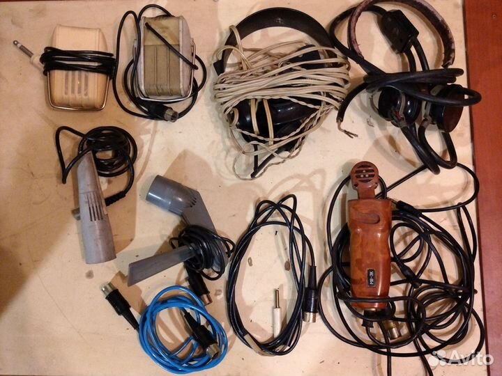 Наушники,микрофоны СССР