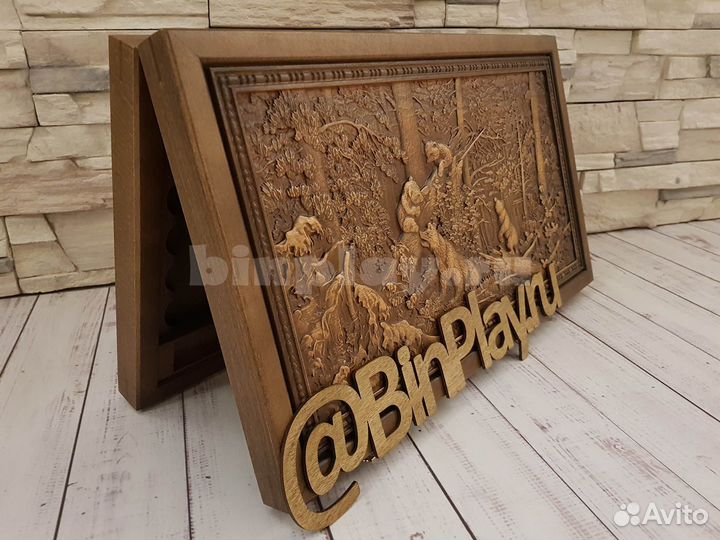 Нарды Мишки, патина, бук