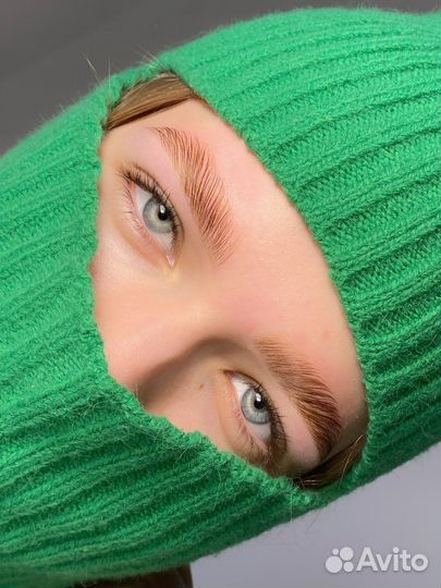 Коррекция, окрашивание и ламинирование бровей