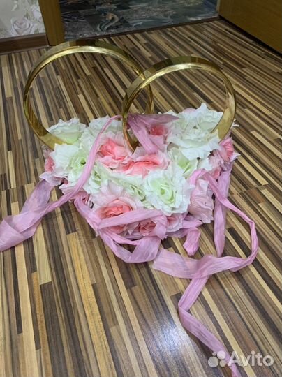 Свадебные кольца на авто