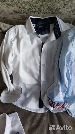 Рубашка tommy hilfiger, George, Ralph Lauren