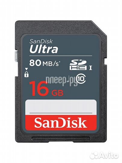 16Gb - SanDisk sdhc Class 10 UHS-I sdsduns-016