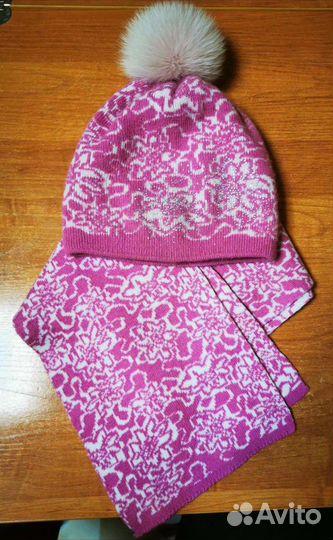 Комплект шапка и шарф