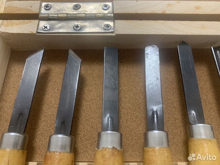 Набор советских резцов для резьбы 2