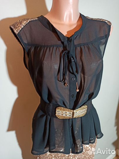 Винтажная блуза Review 42/44