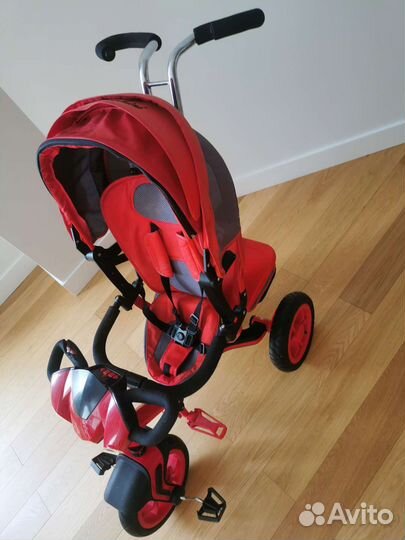 Детский велосипед с ручкой бу