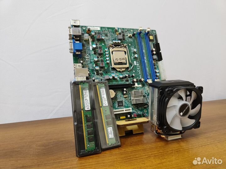 Материнская плата 1155+i5-3570+DDR3-8Gb+Кулер